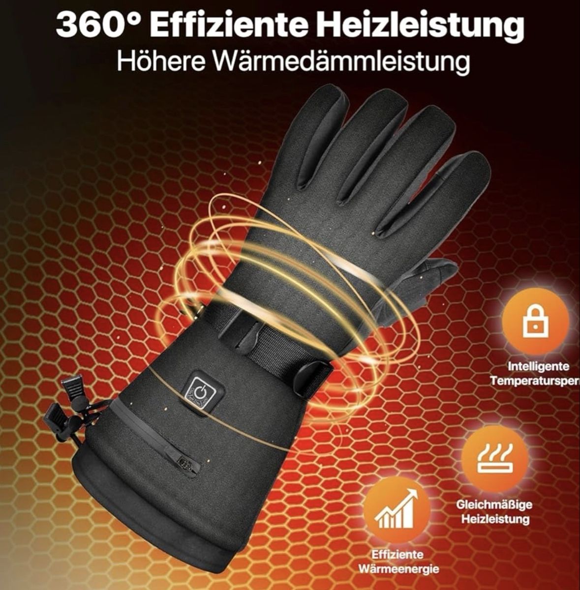 Handschuhe & Handstulpen: Beheizte Winterhandschuhe wasserdicht Touchscreen – Neu und originalverpackt aus Suhr von SchnapperCH 3