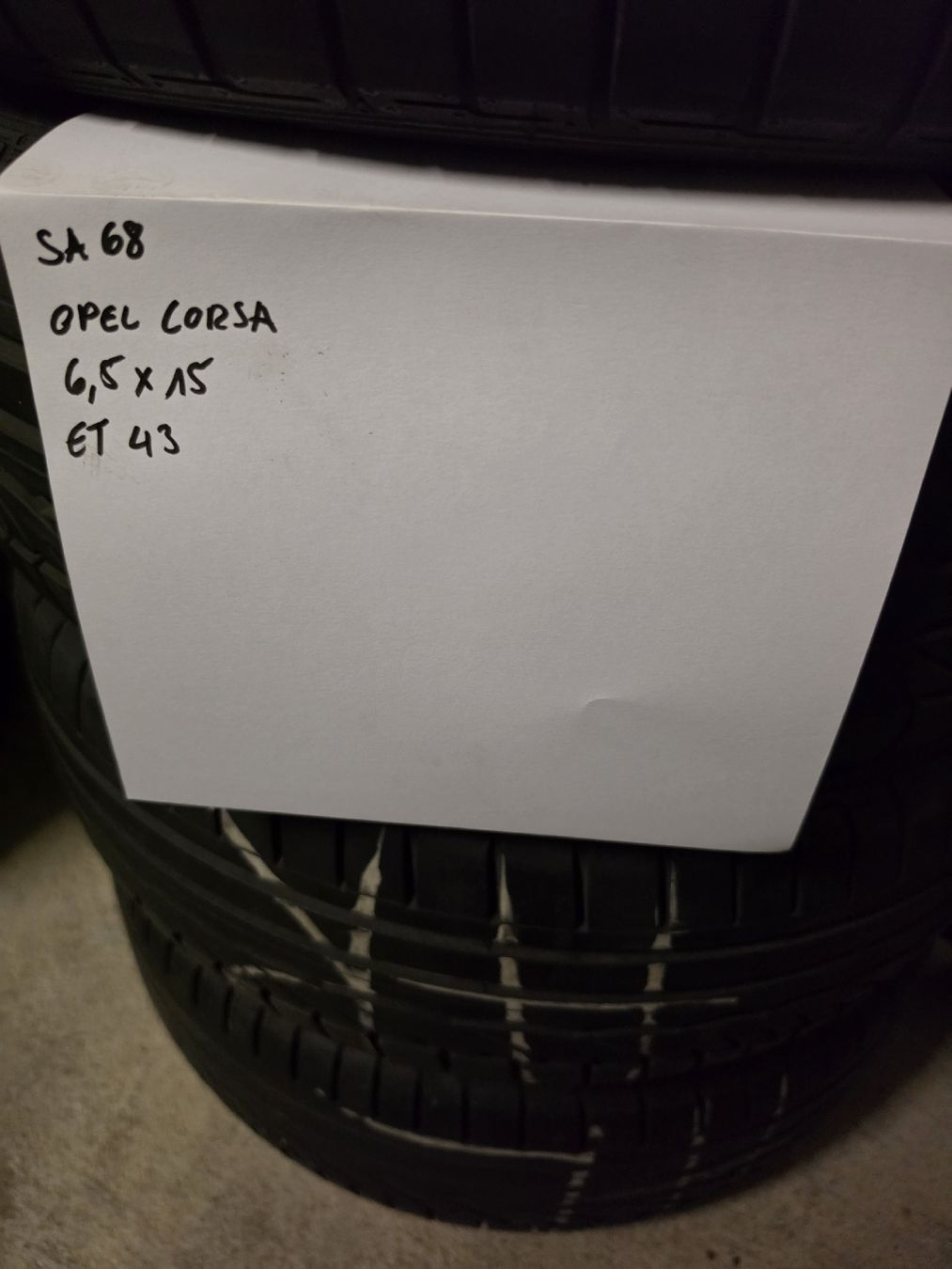 Pneumatici & Ruote complete: Opel Corsa 6.5x15 ET43 – Usato da Fislisbach venduto da artetuning 4