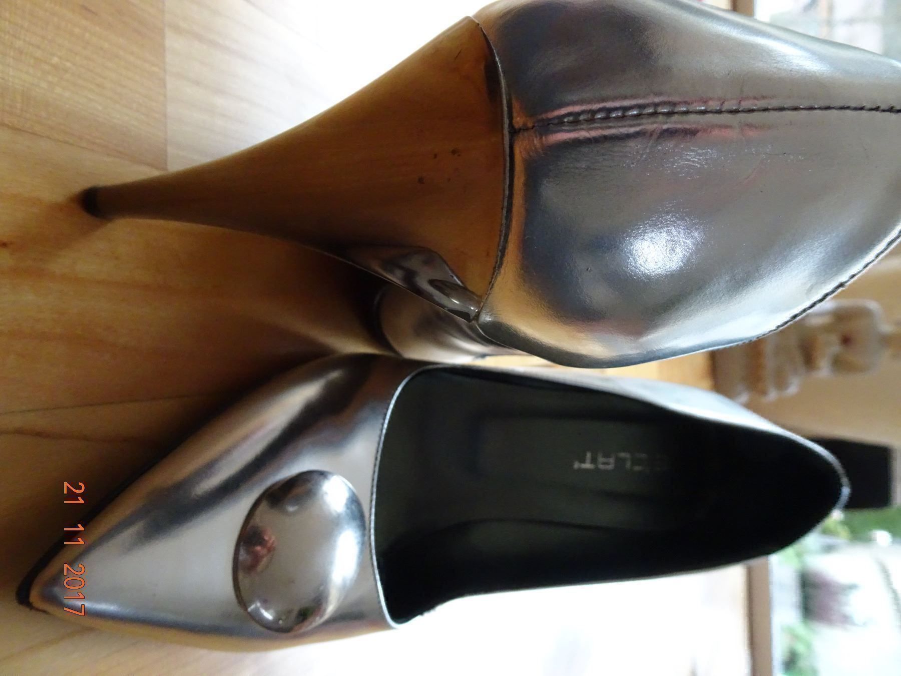 Damenschuhe: Pumps in silber Gr. 40 neuwertig – Neu (gemäss Beschreibung) aus Werthenstein von Zita12 2