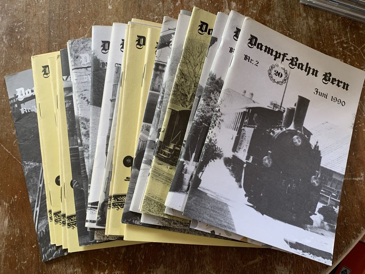 Riviste & Magazine: Dampfbahn Bern Hefte Sammlung – Usato da Thun venduto da mar_6vkg