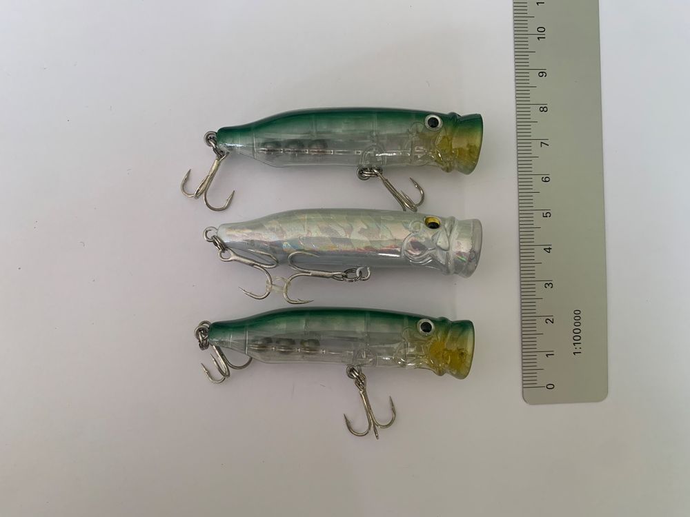 Basskder Topwater Kder UFISH Topwater Popper Kder Set - 10 Stck,  Multi-color, Fr Bass & Raubfisch Boilies Set