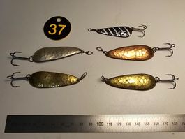Angelköder Köder Löffel Blinker 6er Set Mozzi 1er 2er