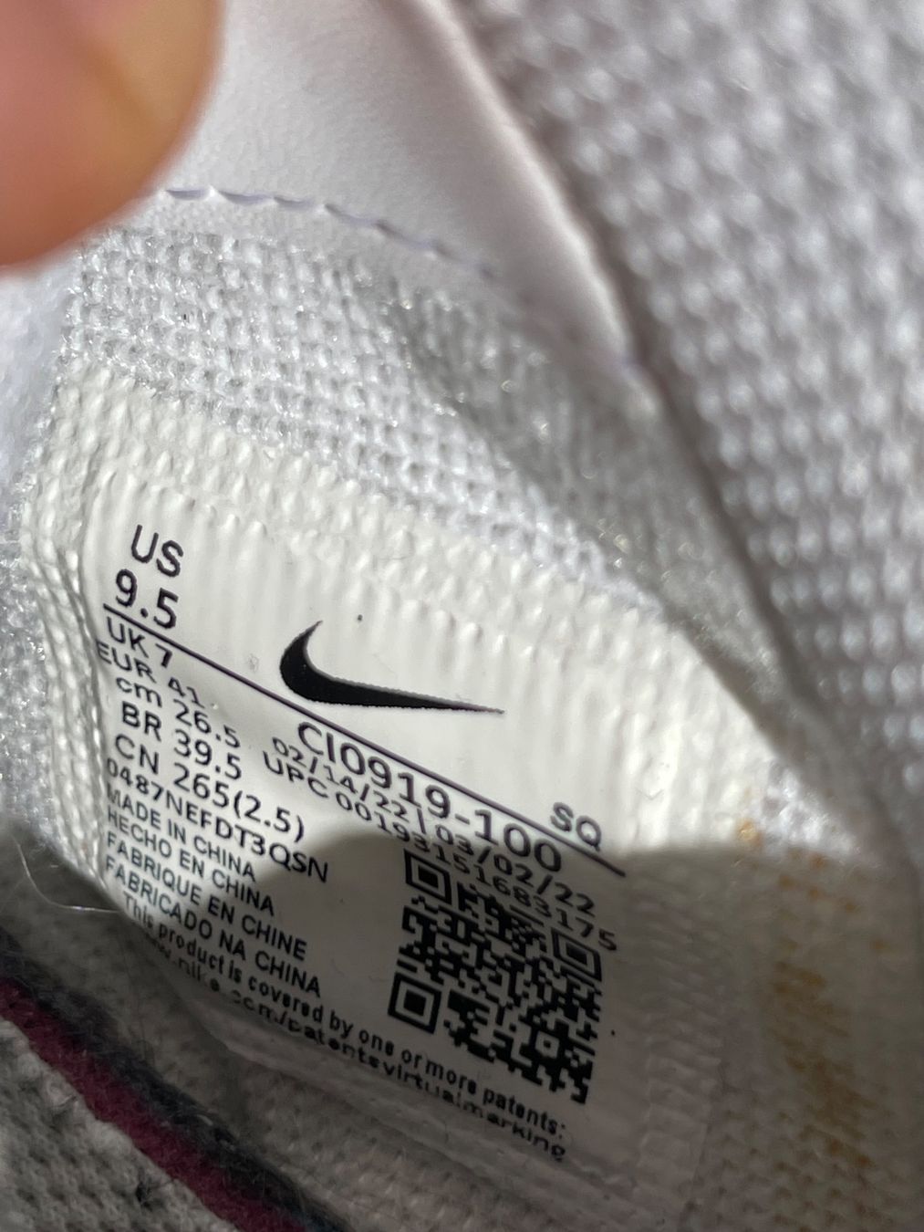 Nike Chaussures femmes: Nike Air Force 1 Shadow Weiss Gr. 41 – D'occasion à Niederwangen BE par m_s13 9