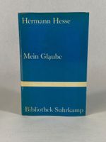 Hermann Hesse Mein Glaube Bibliothek Suhrkamp 1971