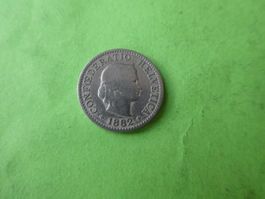 Schweiz 1882, 5 Rappen