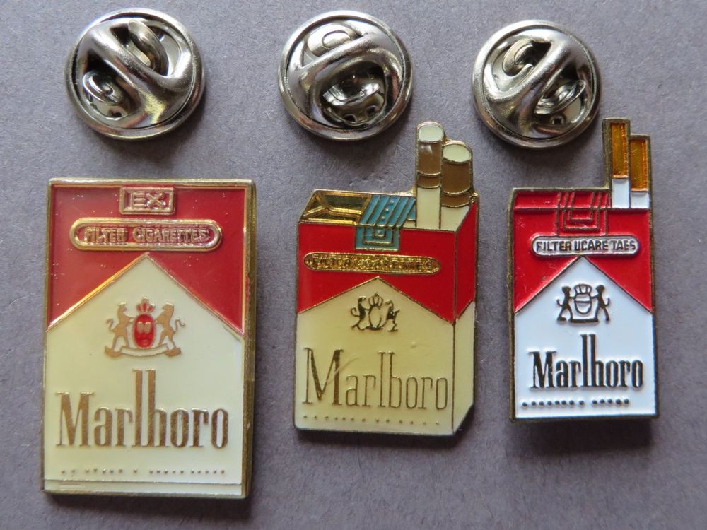 3 PIN'S, CIGARETTES MARLBORO, TABAK ZIGARETTEN | Kaufen auf Ricardo