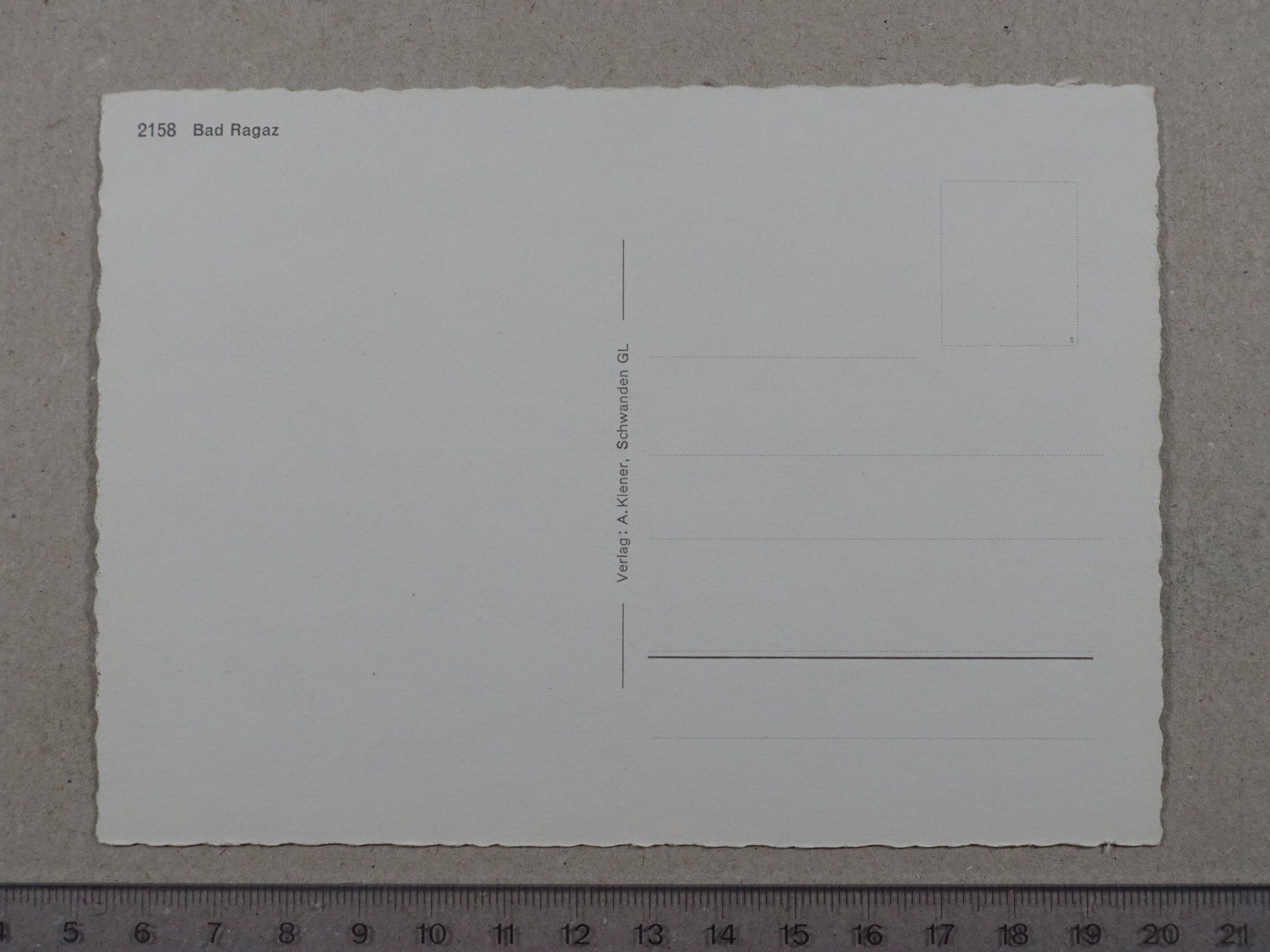 Cartoline postali: Bad Ragaz – Usato da Lenzburg venduto da fh1 1