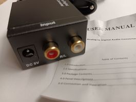 Analog zu Digital Audio Konverter - Neu