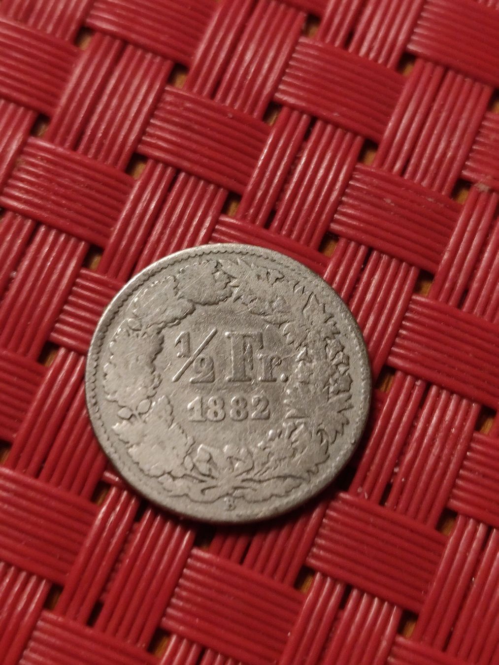 Alle Münzen: 50rappen silber 1882 uralt – Gebraucht aus minusio von bierbrauer