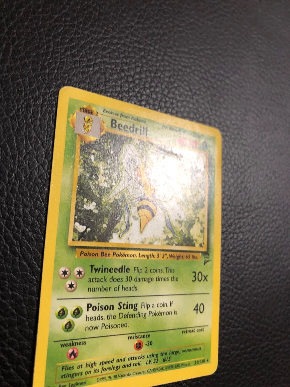 Pokémon Cartes à collectionner: Base Set 2 - Beedrill rare 21/130 Ab 1 – D'occasion à Paradiso par Pkmn10 2