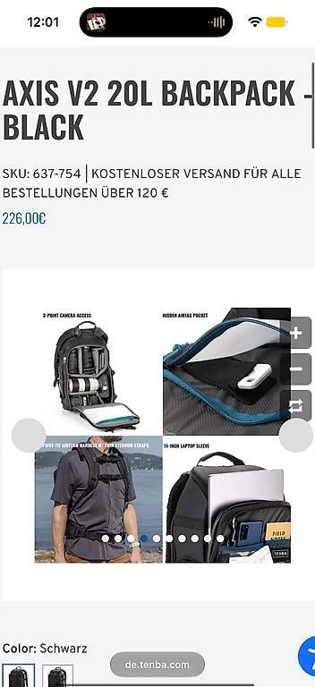 Rucksäcke: Fotorucksack Tenba Axis 20l – Neu und originalverpackt aus Bern von Jencha 2