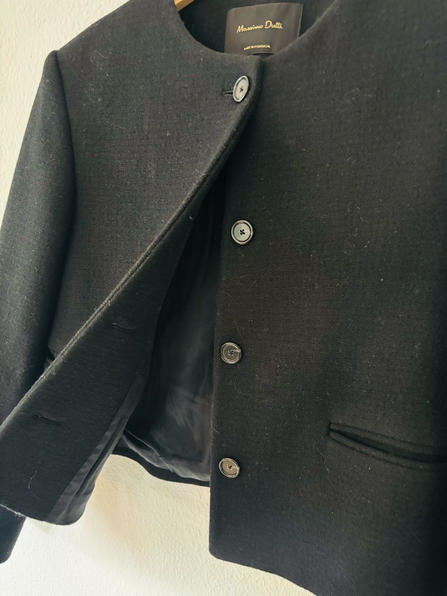 Massimo Dutti Vestes: Schwarzer Blazer von Massimo Dutti – Neuf (Voir description) à St. Moritz par LadinaJ 1