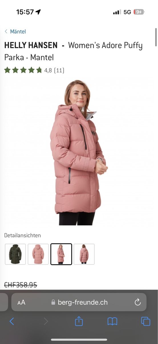 Helly Hansen Giacche: Helly Hansen Adore Puffy Jacke – Nuovo (secondo la descrizione) da Rapperswil SG venduto da kimbuetler 7