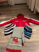 Winter Set Jacke, Schal und 2 Mützen, Grösse 104
