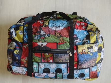 Sac de voyage Disneyland Paris motif BD 