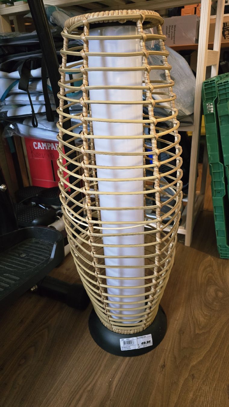 Lampade: Rattan Solarlampe Neu 75cm – Nuovo e nell'imballaggio originale da Dussnang venduto da Priska2285