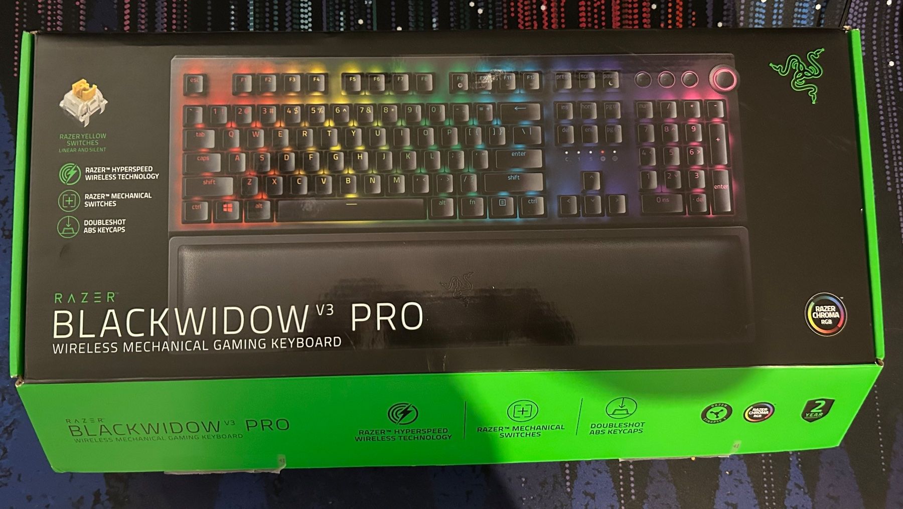 Razer Tastiere: Razer Blackwidow V3 Pro keyboard with EPOMAKER MARRS keycaps – Usato da Basel venduto da petergy 7