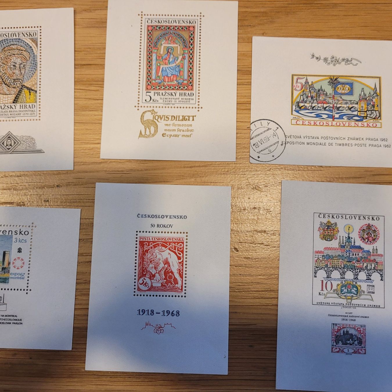 Tutti i francobolli: Los Mit Kleinbogen Ceskoslovensko – Usato da Biel/Bienne venduto da Destockweb 2