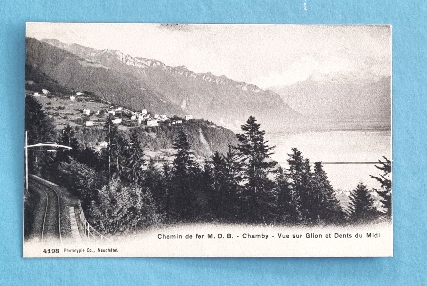 Cartoline postali: Chamby - Glion et Dents du Midi - Chemin de Fer MOB – Usato da Rothrist venduto da RROENK