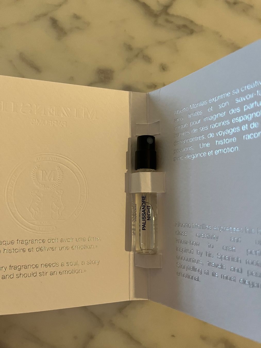 Profumi & Eau de Toilette: Mizensir Palissandre Night 2ml – Nuovo e nell'imballaggio originale da Wetzikon ZH venduto da MW.S 1
