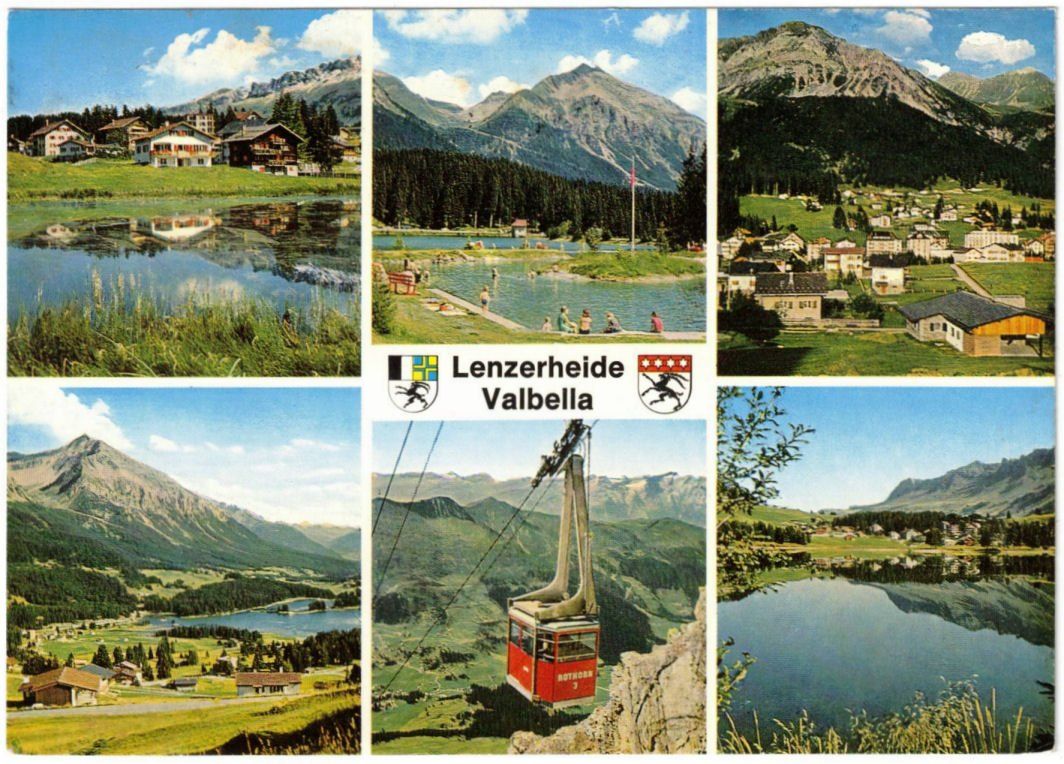 Ansichtskarten: Lenzerheide - 6 Bild AK – Gebraucht aus Binningen von Mountainrider