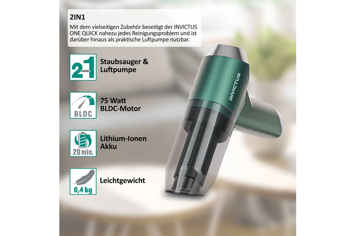 Aspirapolveri & Accessori: INVICTUS ONE QUICK – Nuovo e nell'imballaggio originale da Bremgarten AG venduto da simpliCH 3