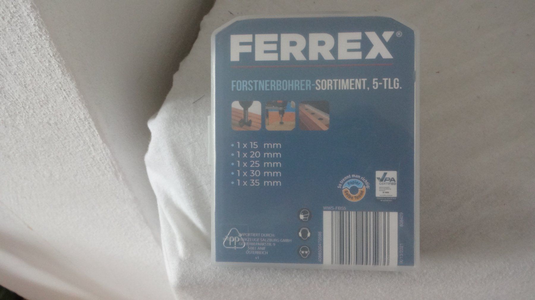 Alle Werkzeuge: Forstnerbohrer Sortiment 5 - tlg. – Neu und originalverpackt aus Fisibach von goldfasan52 1
