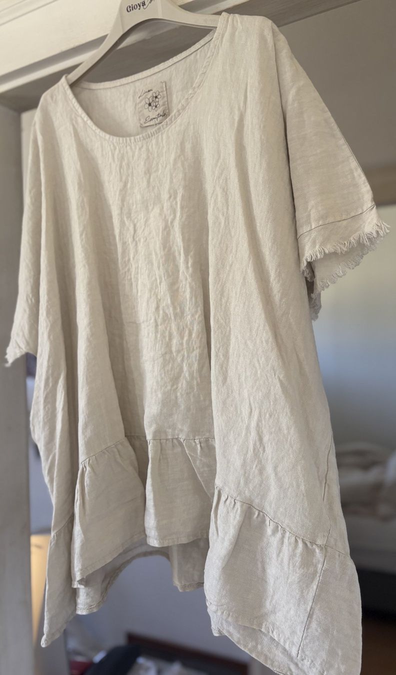 Tuniche: TUNIQUE OVERSIZE EN LIN!! M DERNIER PRIX! – Nuovo e nell'imballaggio originale da Locarno venduto da NicoNion 1