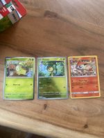 Pokémon Karten, Pansage, Victini, Chikorita