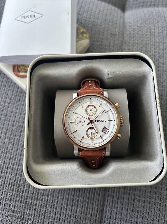 Orologi: Fossil Uhr ES3837 Chronographuhr – Usato da Aarburg venduto da Sun032