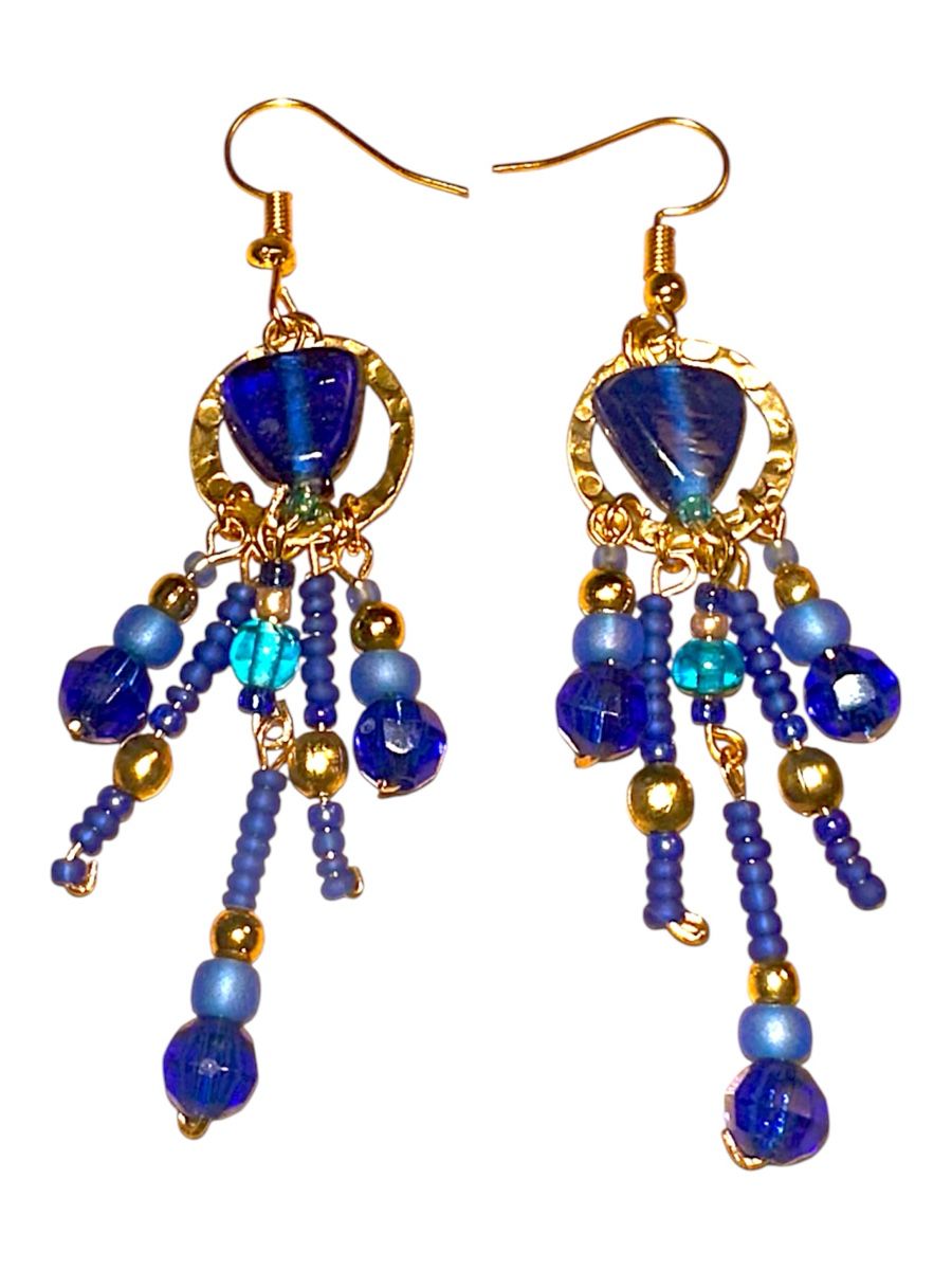 Ohrringe & -stecker: Boucles perles bleu  – Neu (gemäss Beschreibung) aus St-Saphorin-Morges von chl_s5rr