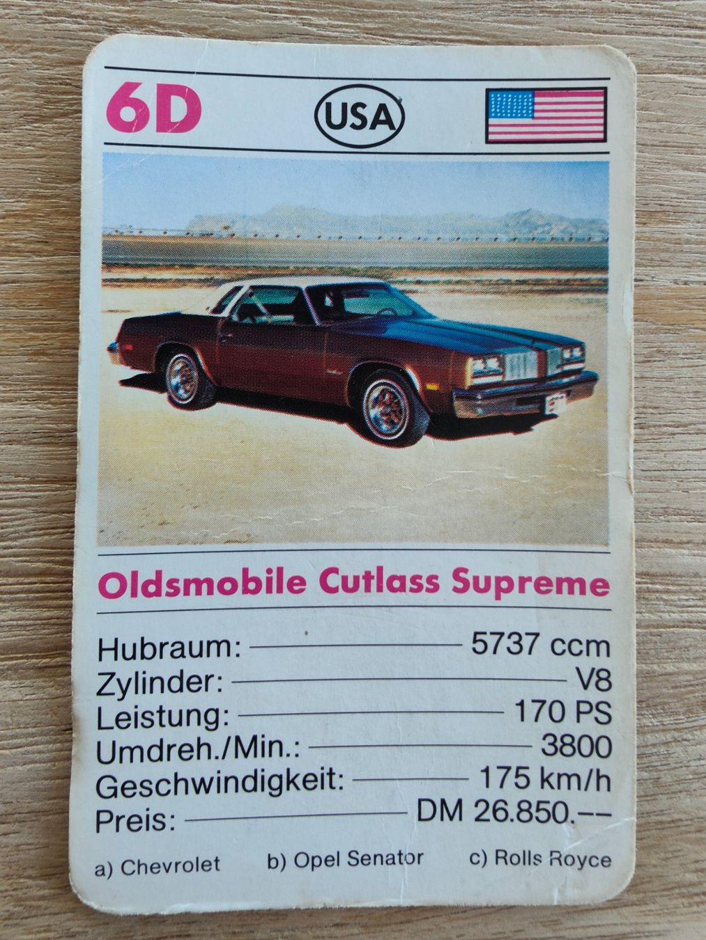 Giochi: Quartett Autos – Usato da Zuzwil SG venduto da Atalanta75 3