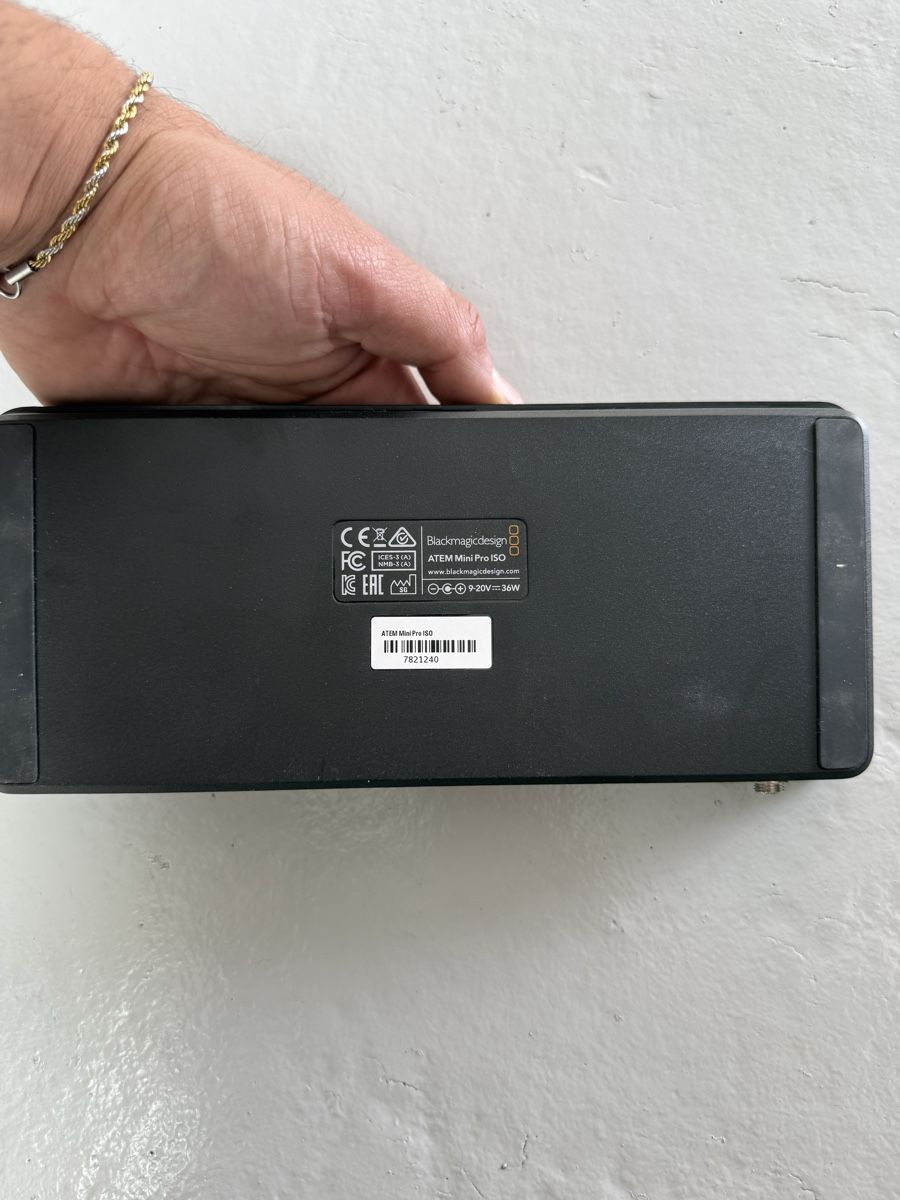 Blackmagic Console di mixaggio: Blackmagic ATEM mini pro iso – Usato da Aarau venduto da fre_spg9 1