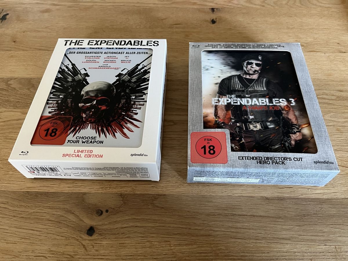 Tutti i DVDs: The Expendables 1 & 3 Blu-ray Limited Hero Pack – Usato da Küttigen venduto da mat-drew 1