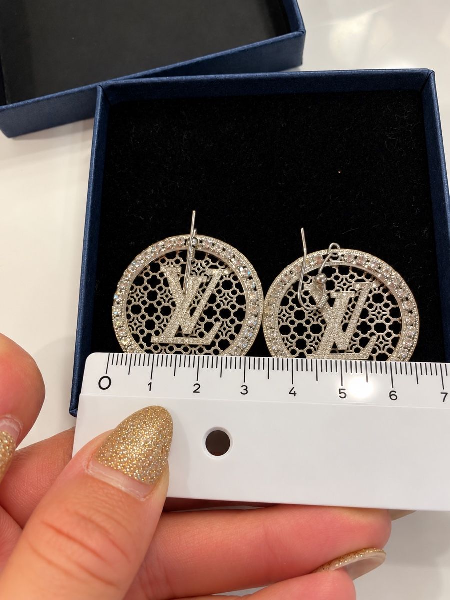 Boucles d'oreille: Grosse runde Statement Ohrringe,Silberfarben – Neuf (Voir description) à Buchs AG par vec_82fw 3