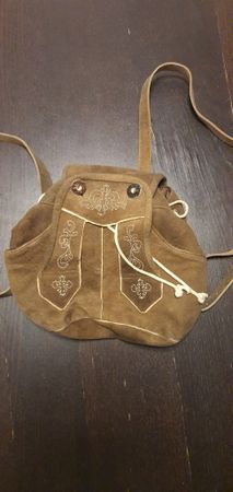 Trachten Rucksack aus echtem Leder