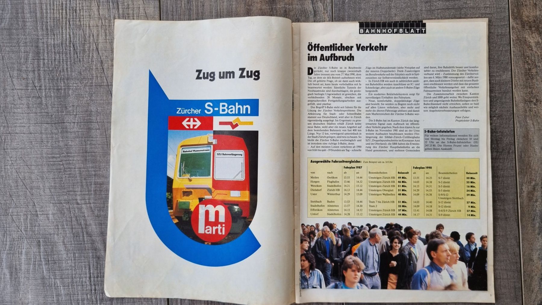 Riviste & Magazine: Zeitschrift SBB BAHNHOFBLATT Nr. 1/88 – Usato da Bözberg venduto da heinz-d 1