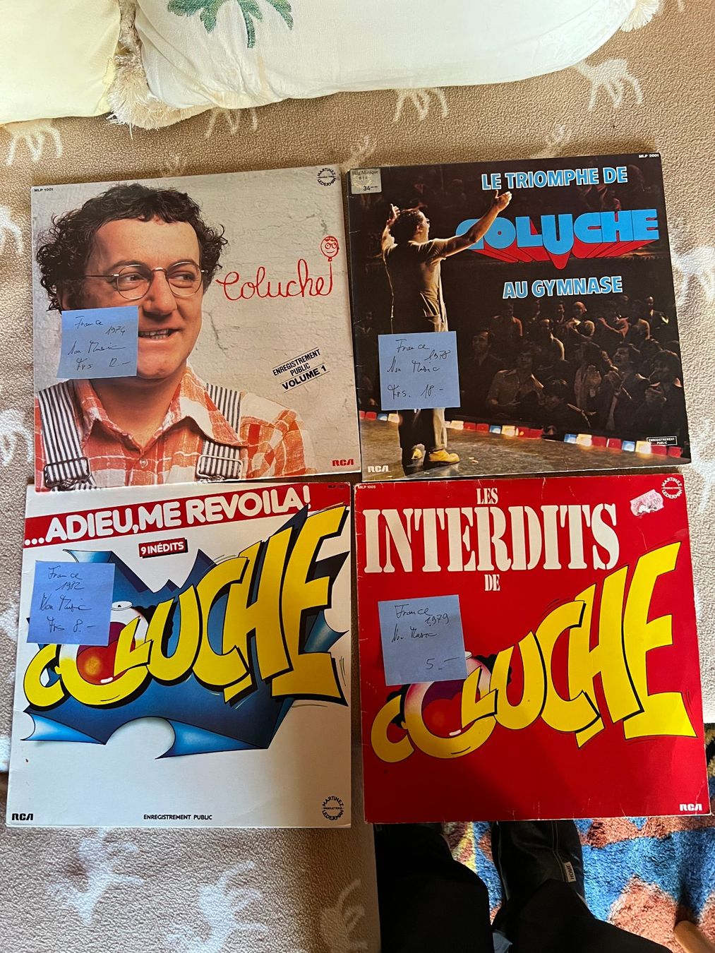 Dischi in vinile: Coluche 4 albums – Usato da Leysin venduto da velatara