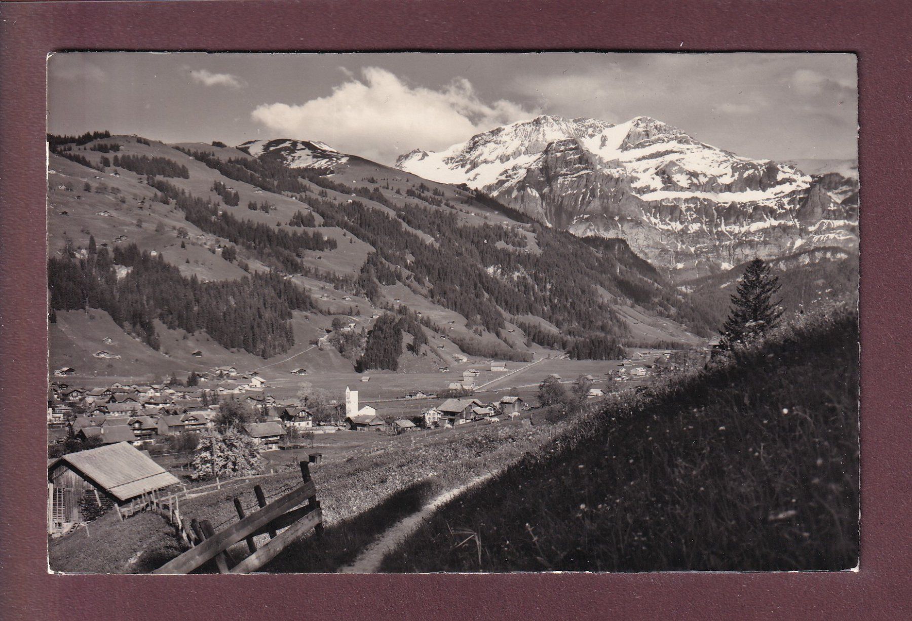 Ansichtskarten: LENK - Wildstrubel - 1959 – Gebraucht aus Pully von nicecards
