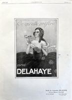 Delahaye Cars - Alte Werbung / Ancienne publicité 1924