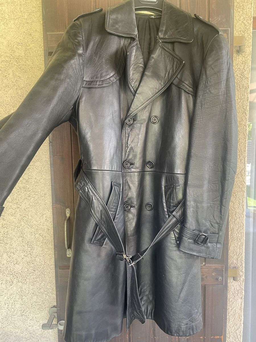 Manteaux: Manteau cuir long noir – D'occasion à Lausanne par lau_x22z 1