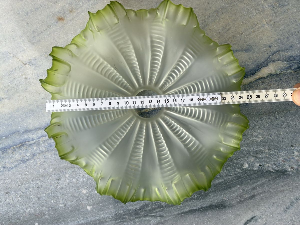 Lampenschirme: Lampenschim aus Glas um 1930 – Gebraucht aus Zürich von Artnuvo 5