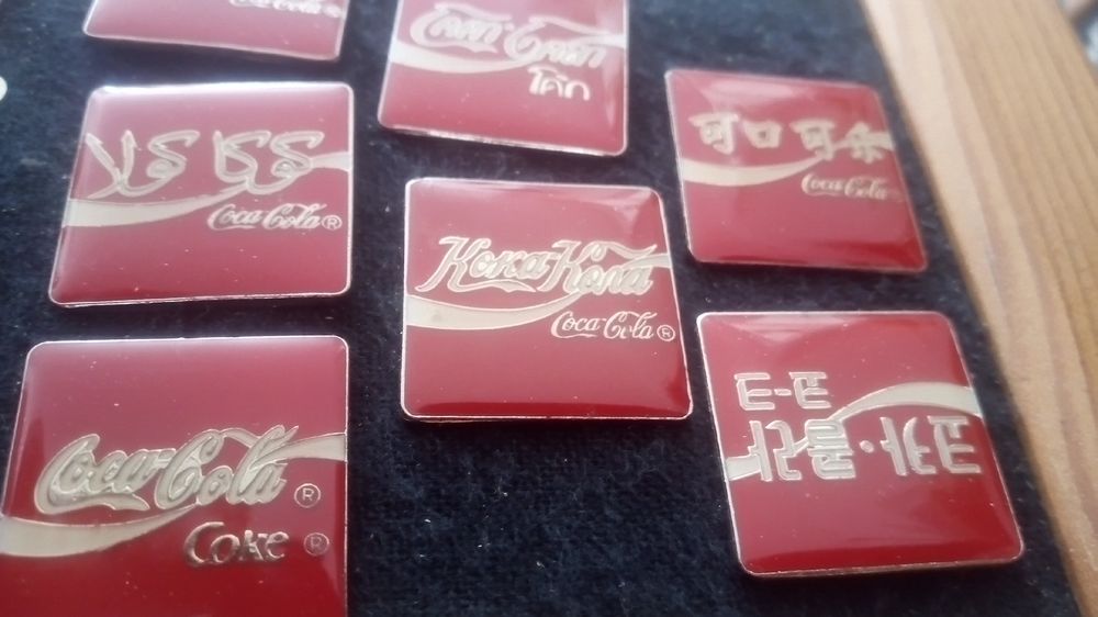 Coca-Cola Plaketten & Abzeichen: Coca-Cola Pins, seltene Sammlung, diverse Länder, Top! – Gebraucht aus Belp von Guadalupe84 1