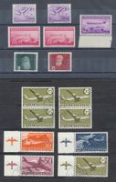 Diverse Flugpostmarken Liechtenstein