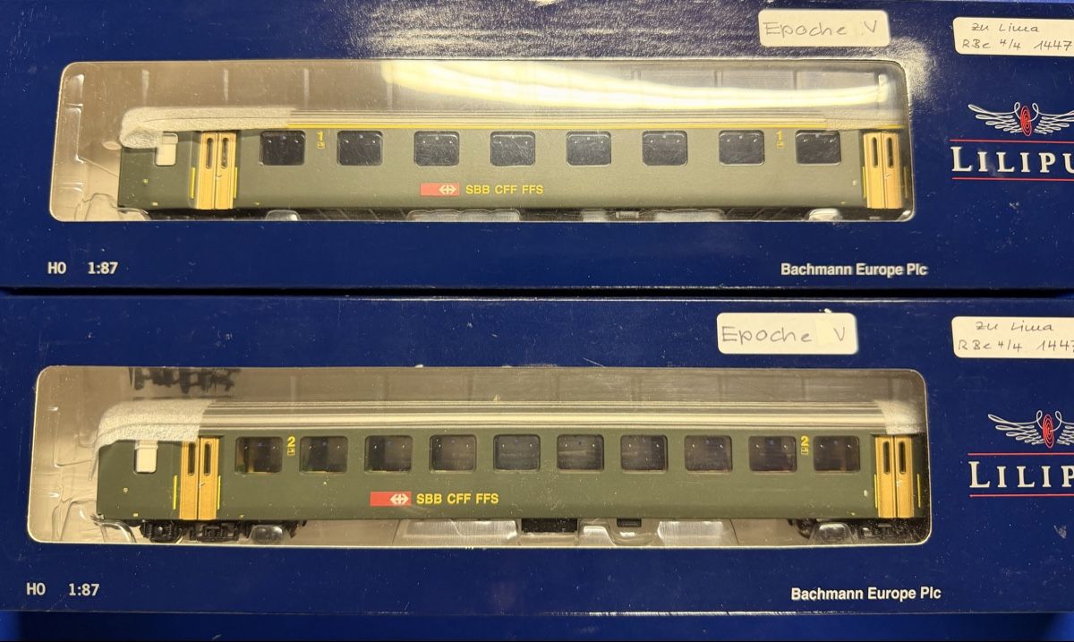 Liliput Modellini di ferrovie: Personenwagen 1 & 2 Kl. SBB – Nuovo (secondo la descrizione) da Frick venduto da Freddoo93 3