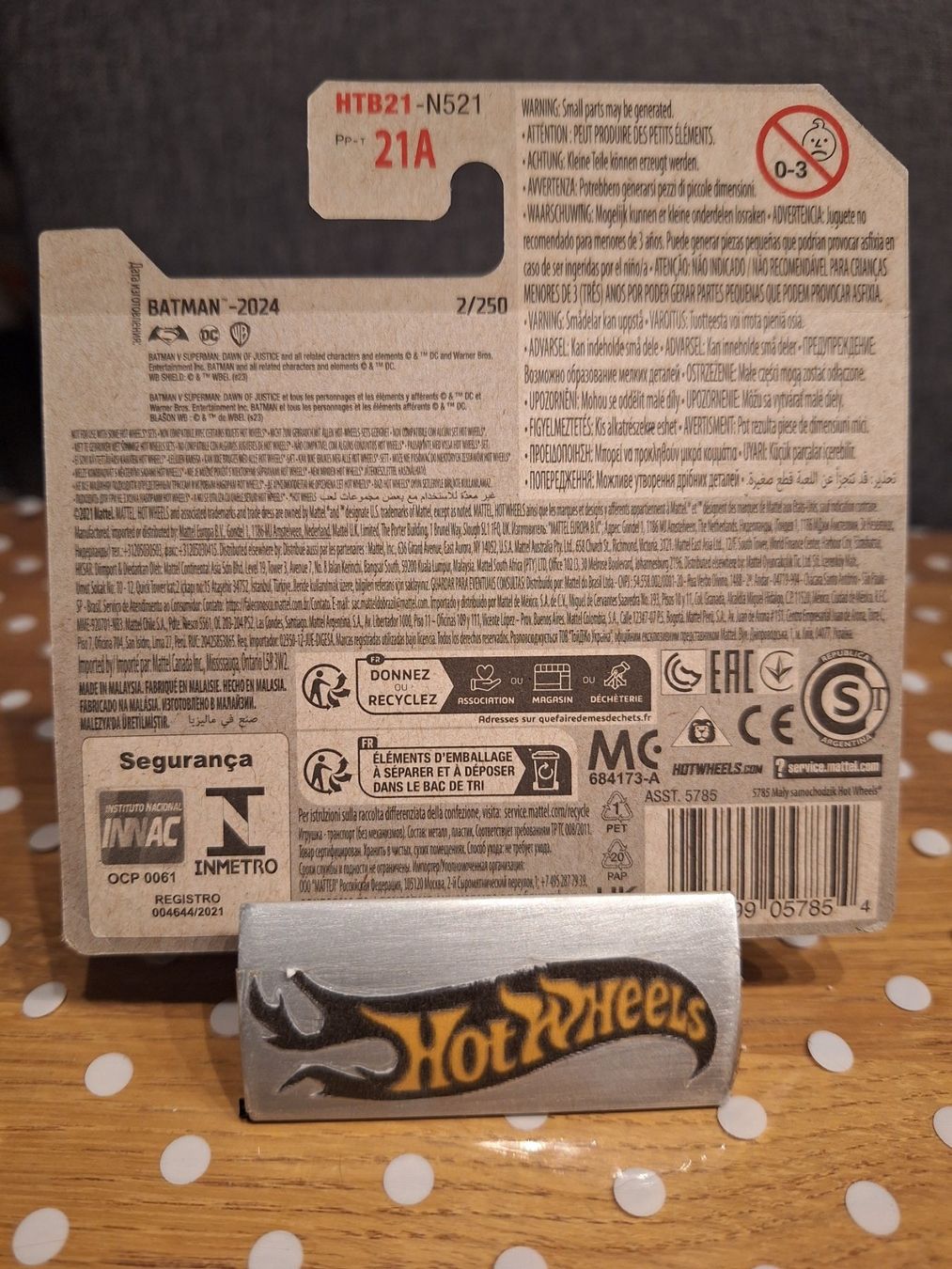 Hot Wheels Modellini d'auto: Hot Wheels Batman 2024 Batmobile 1/5 S – Nuovo e nell'imballaggio originale da Adlikon venduto da Mmartin0 1