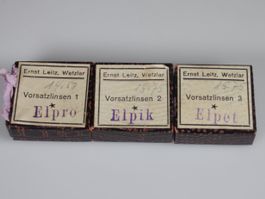 Leica Elpro Elpik Elpet Vorsatzlinsen Leitz Wetzlar