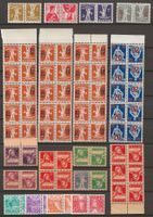 Lot postfrische Kehrdruck Ausgaben **
