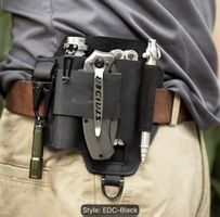 EDC Holster Organizer Leder Schwarz Universal Neu