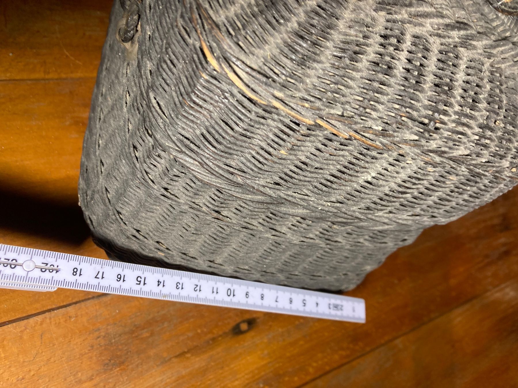 Altro per la casa: antik panier Korb osier 1900  monogramme BVC – Usato da St-Cierges venduto da LeRegain 4